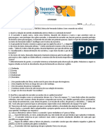 Ativid Da Cronica Com o Mundo Nas Maos Fernando Sabino