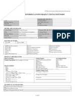 Preformulation/Formulation Project Initiation Form: Client Information