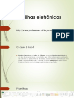 O que são planilhas eletrônicas