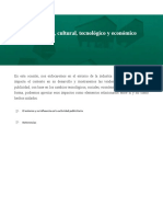 El Entorno Social, Cultural, Tecnológico y Económico