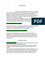 Solubilidad y conductividad de sólidos