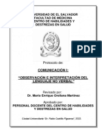 Comunicacion I Observacion e Interpretacion Del Lenguaje No Verbal 2022