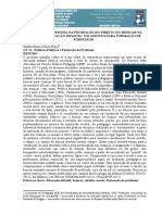 GT11 - Políticas - Públicas - e Formação - de - Professor - O Papel Da Professora Na Promoção Do Brincar Na Escola de Educção Infantil - Um Assunto para Formação de Professor