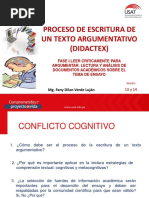 SESIÓN 13 y 14-PROCESO DE ESCRITURA DE UN TEXTO ARGUMENTATIVO