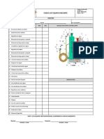 Check List Equipo Soxicorte