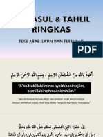 TAWASUL - RINGKAS - Arab Latin PDF