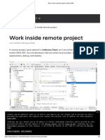 Work Inside Remote Project - IntelliJ IDEA