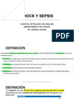 Shock y Sepsis en Cirugía. Andrei Lahore - CPS