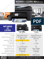 EPSON WF2850 Mejor Que L5290