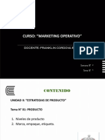 Semana 3 - Marketing Operativo - Producto