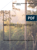 Instructivo de Llenado Del Formulario Del Inventario Forestal Oaxaca