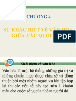 CHUONG 4 - Su Khac Biet Ve Van Hoa