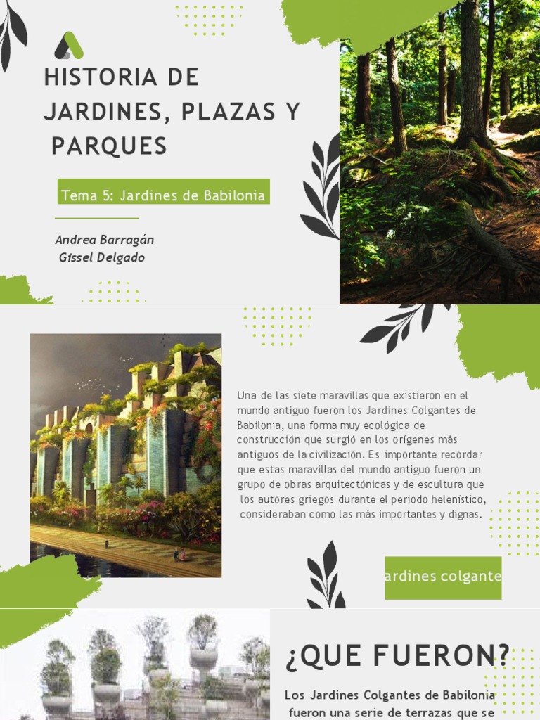 Jardines Colgantes de Babilonia: Historia y Ubicación | PDF | Babilonia