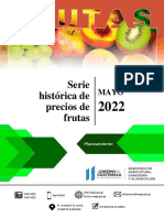 Serie Historica de Precios de Frutas Mayo 2022