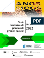 Serie Historica de Precios de Granos Basicos Mayo 2022