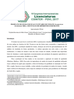 PRODUÇÃO DE MUDAS DE DUAS CULTIVARES DE TOMATE Lycopersicon Esculentum MILL. EM FUNÇÃO DE DIFERENTES SUBSTRATOS 088691 5