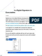 How To - Add A Digital Signature To Executables
