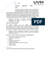 Practica 4. Cambios Físicos y Químicos. Lectura Previa