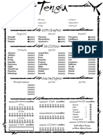 Character Sheet