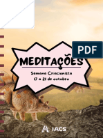 Meditações - Semana Criacionista