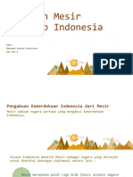 Dukungan Mesir Terhadap Indonesia