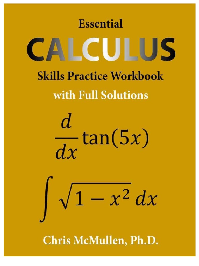 PDF Essential Calculus Skills Practice Workbook With Full Solutions ...