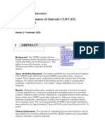 Clinical Performance of Chairside CAD-CAM Restorations