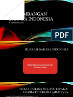 Perkembangan Bahasa Indonesia