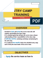 Entry Camp Trainining