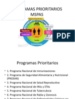 Programas Prioritarios