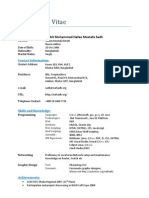 Curriculum Vitae: KHAN Muhammad Nafee Mostafa Sadh