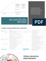 Aplicación Del Metodo