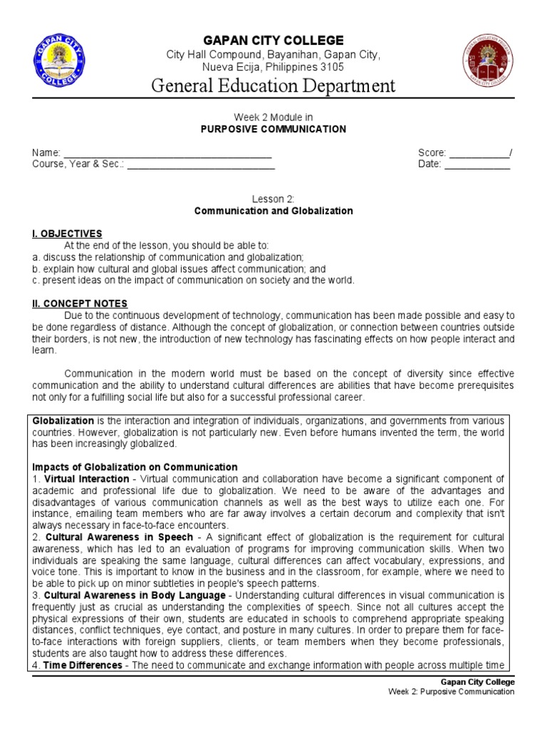 PURPOSIVE COMMUNICATION LESSON PDF visual data 6