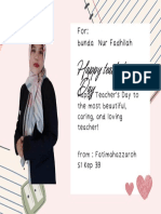 Gretting Card - Fatimahazzaroh