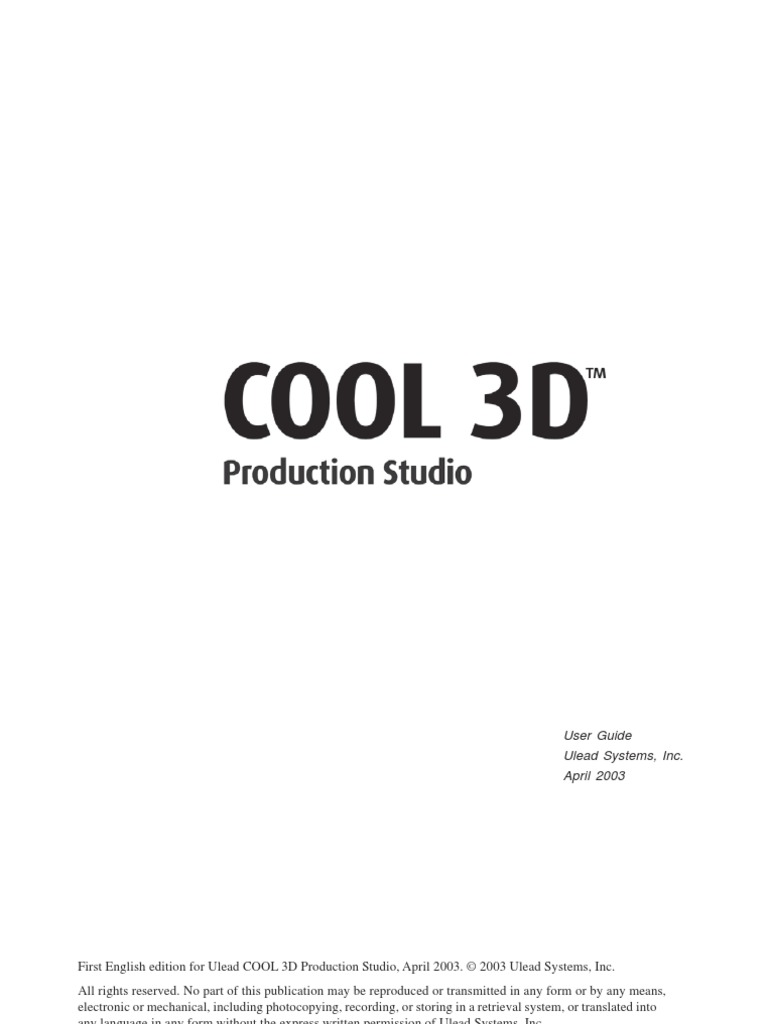 Editare Digitala COOL 3D | PDF | 3 D Computer Graphics | Texture Mapping