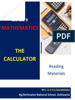 Calculator Reading Pack