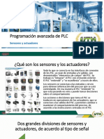 Programacion Avanzada de PLC. Sensores y Actuadores