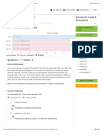 Advanced Audit Assurance Mid-Semester Exam