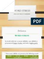 Word Stress Rules