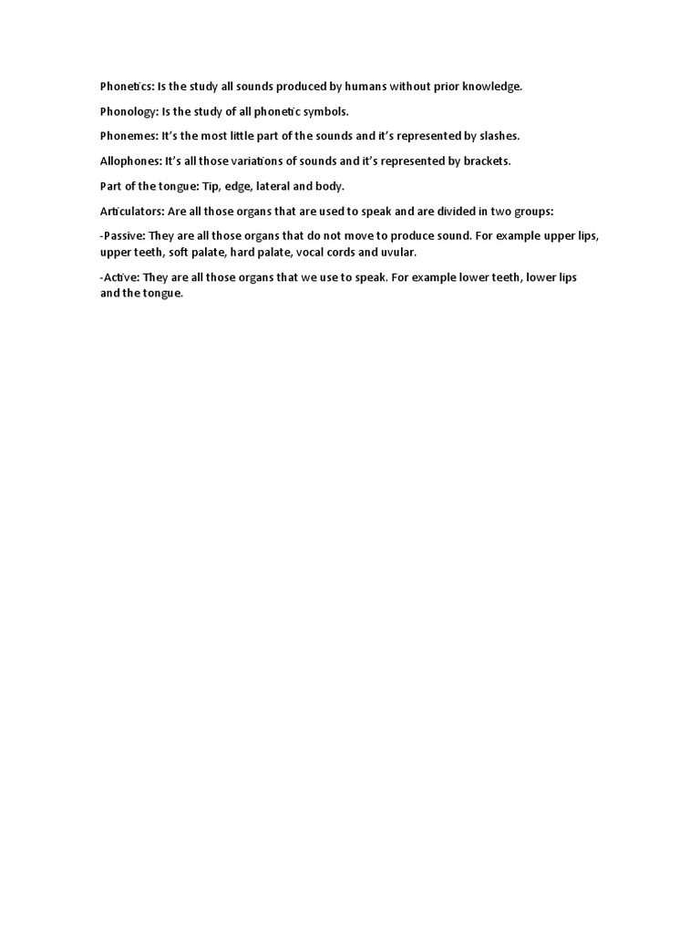 Understanding Phonetics and Phonology | PDF | Language Arts ...