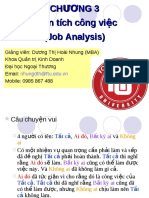 CH NG3 ƯƠ Phân tích công vi c ệ (Job Analysis)