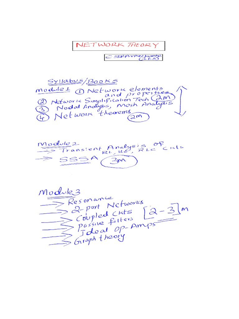 Networks Full Notes | PDF