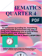 Mathematics Quarter 4