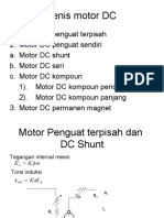 Hubungan Pada Motor DC