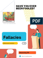 Lesson 12 - Fallacies