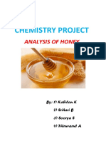 Analysis of Honey Reveals Key Minerals and Sugars