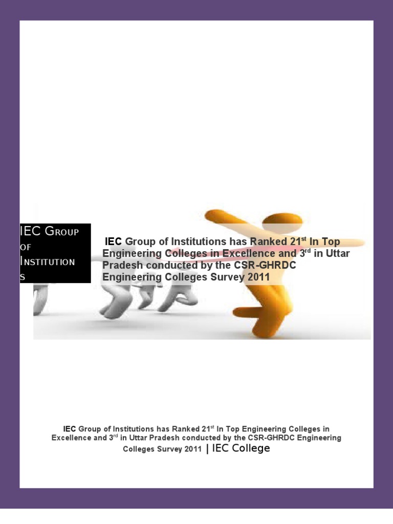 IEC Group Rankings and Courses Overview | PDF | Engineering | Master Of ...
