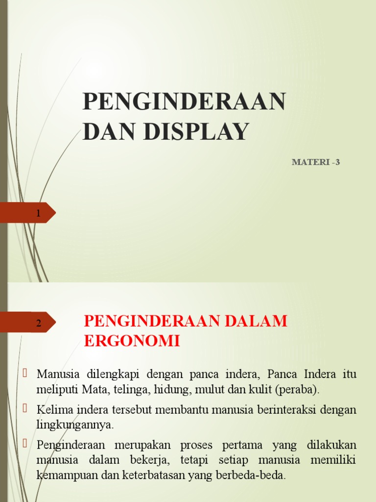 Materi 3. Penginderaan Dan Display PDF