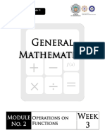 General Mathematics MODULE 3 Part 1 OPERATIONS OF FUNCTIONS