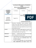 SOP Pelayanan Radiologi Kasus Cito/Emergency